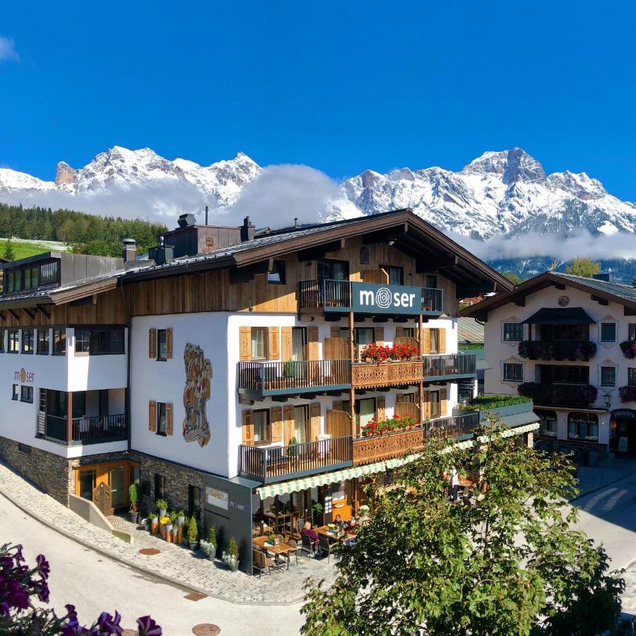 Moser-Hochkoenig Genuss Wirtshaus Hotel Maria Alm am Steinernen Meer Bagian luar foto