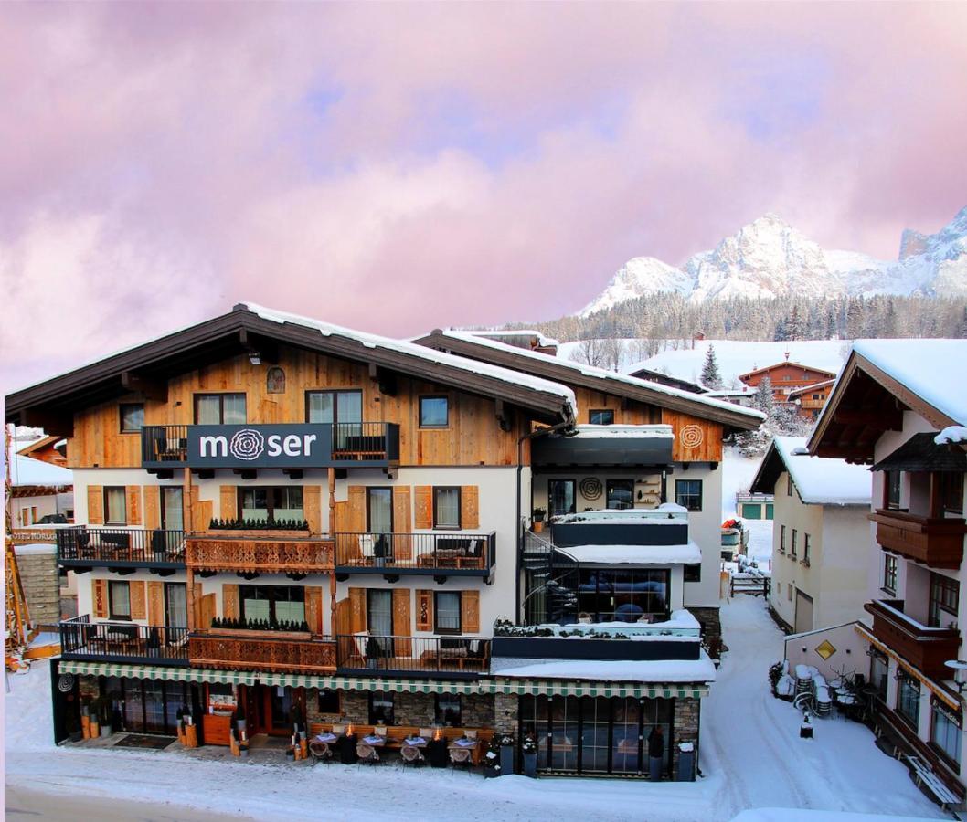 Moser-Hochkoenig Genuss Wirtshaus Hotel Maria Alm am Steinernen Meer Bagian luar foto